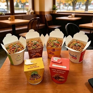 Упаковка WOK,  ведра с вашим логотипом