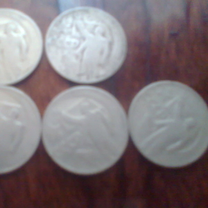 продаются 5 монет 50 копеек 50 лет советской власти  