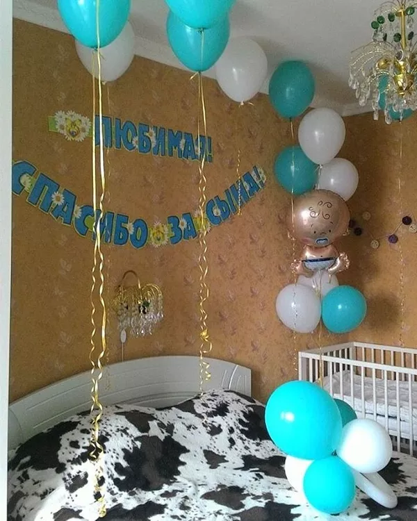 Свадьба украшение зала воздушными шарами. Сердце из воздушных шаров 10