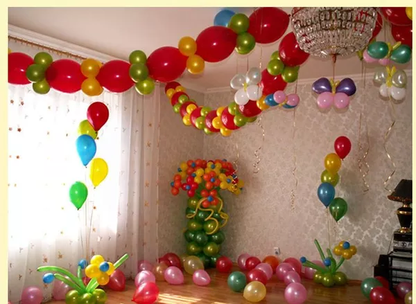 Свадьба украшение зала воздушными шарами. Сердце из воздушных шаров 11