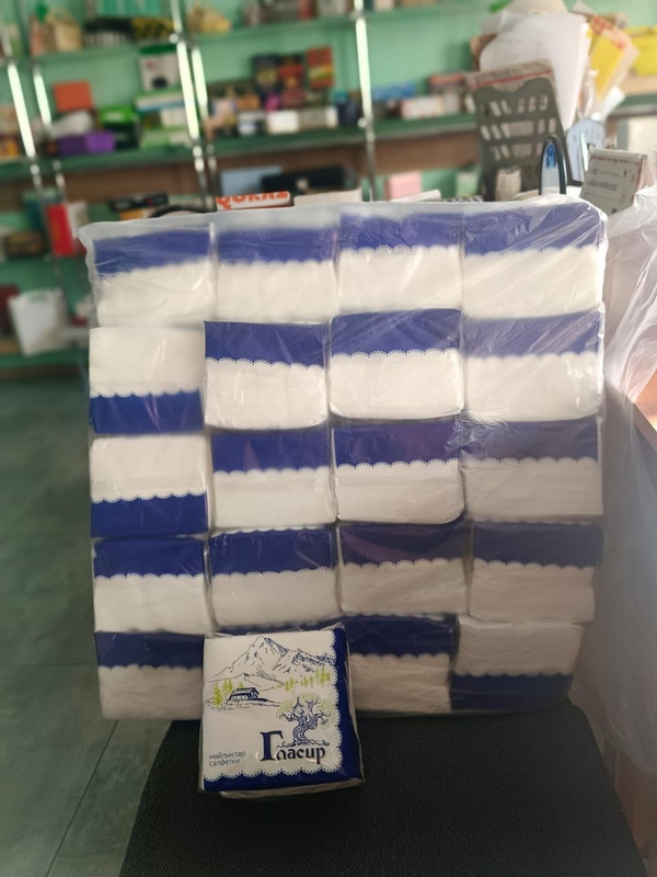 Бумажные салфетки из 100% целлюлозы 2